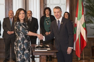 Los consejeros del Gobierno Vasco toman posesión de sus cargos