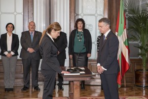 Los consejeros del Gobierno Vasco toman posesión de sus cargos