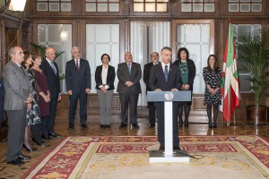 Los consejeros del Gobierno Vasco toman posesión de sus cargos
