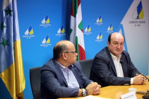 Reunión de los representantes de  EAJ-PNV  y Coalición Canaria 