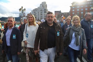 EAJ-PNV en la manifestación de Gure Esku Dago en apoyo al referéndum en Catalunya