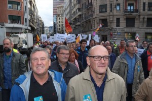 EAJ-PNV Gure Esku Dago-k Catalunyako erreferendumaren aldeko manifestaldian