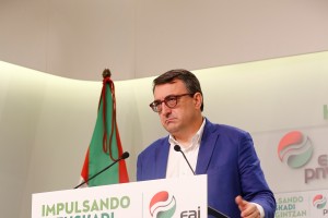 Aitor Esteban, portavoz del Grupo Vasco en el Congreso de los Diputados, valorará la decisión que el EBB ha adoptado hoy de no presentar enmienda a la totalidad a los PGE de 2018