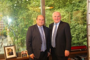 Andoni Ortuzar eta Bertie Ahern Ostiral santuko hitzarmenaren XX. Urteurrenean 