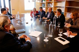 Andoni Ortuzar se reúne en Madrid con los Grupos Vascos de Congreso y Senado 