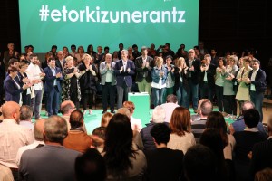 Presentación de los candidatos a Diputado General de Gipuzkoa, alcalde de Donostia y candidatos-as a alcaldes de municipios guipuzcoanos