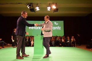 Presentación de los candidatos a Diputado General de Gipuzkoa, alcalde de Donostia y candidatos-as a alcaldes de municipios guipuzcoanos