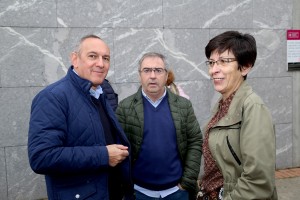 Ramiro Gónzalez, Joseba Aurrekoetxea y Estefanía Beltrán de Heredia