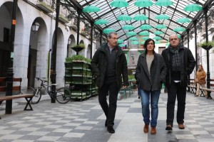 Olatz Peon, Markel Olano, Joseba Egibar. Presentación de la candidatura de Tolosa