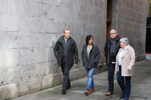 Olatz Peon, Markel Olano, Joseba Egibar. Presentación de la candidatura de Tolosa