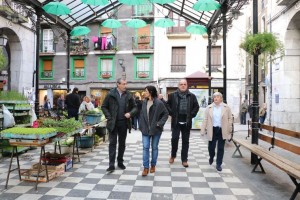 Olatz Peon, Markel Olano, Joseba Egibar. Presentación de la candidatura de Tolosa