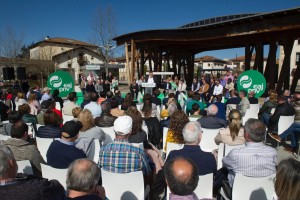 Presentación candidaturas municipales y foral alavesas de la circunscripción electoral de Tierras Esparsas