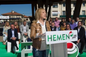 Presentación candidaturas municipales y foral alavesas de la circunscripción electoral de Tierras Esparsas