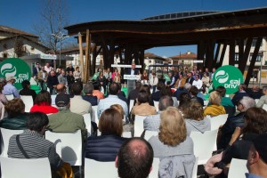 Presentación candidaturas municipales y foral alavesas de la circunscripción electoral de Tierras Esparsas