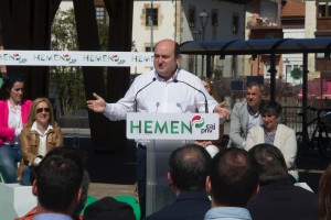 Presentación candidaturas municipales y foral alavesas de la circunscripción electoral de Tierras Esparsas