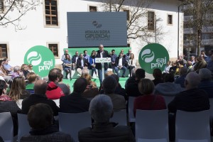 Presentación candidatura municipal de Arrasate