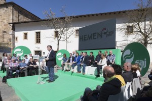 Presentación candidatura municipal de Arrasate