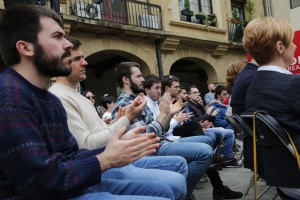 Mitin - Getxo. Andoni Ortuzar, Josune Gorospe, Aitor Esteban, Imanol Landa.