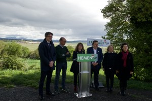 Acto sectorial sobre Aeropuerto Foronda. Mikel Legarda, Almudena Otaola. Estarrona