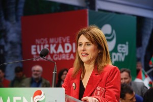 Mitin Bilbao. Almudena Otaola, Maribel Vaquero, Aitor Esteban, Iñigo Urkullu, Andoni Ortuzar