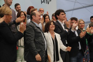 Mitina Basauri. Asier Iragorri, Unai Rementeria, Izaskun Bilbao Barandica, Andoni Ortuzar