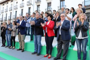 Mitin Azpeitia. Amaia Etxebarria, Markel Olano, Joseba Egibar, Izaskun Bilbao Barandica	