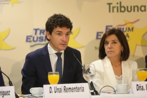 Nueva Economía Foruma. Bilbao. Ramiro González, Unai Rementeria, Markel Olano