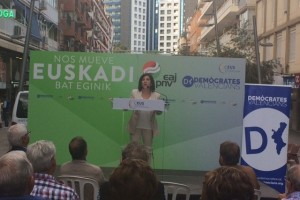 Mitina Benidorm. Izaskun Bilbao Barandica, Lluis Bertomeu