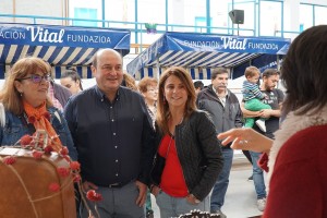 Andoni Ortuzar en la Feria Ganadera de Urkabustaiz