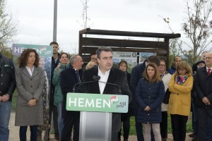 10N Acto movilidad y medio ambiente Aitor Esteban, Mikel Legarda