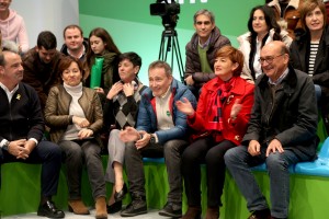 10N Mitin cierre campaña. Andoni Ortuzar, Iñigo Urkullu, Aitor Esteban, Almudena Otaola, Maribel Vaquero