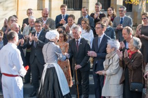 Homenaje a los Lehendakaris del exilio José Antonio Aguirre y Jesús Mª Leizaola