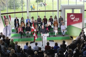 Presentación Candidatura de Gipuzkoa a las elecciones al Parlamento Vasco