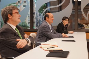 Ortuzar y Bonvehí se han reunido con alcaldes y alcaldesas de EAJ-PNV y PDeCAT 