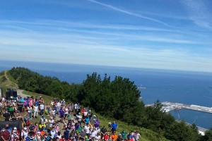 Subida a Zaldiaran, Ernio y Serantes Iñigo Urkullu, Bakartxo Tejeria, Leixuri Arrizabalaga