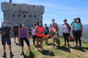 Subida a Zaldiaran, Ernio y Serantes Iñigo Urkullu, Bakartxo Tejeria, Leixuri Arrizabalaga