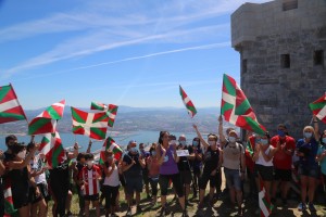 Subida a Zaldiaran, Ernio y Serantes Iñigo Urkullu, Bakartxo Tejeria, Leixuri Arrizabalaga