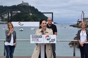 Acto Electoral Donostia - Bakartxo Tejeria, Joseba Egibar.