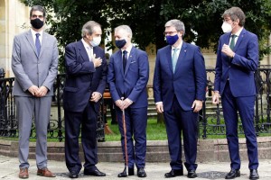 Lehendakari Iñigo Urkullu jura su cargo ante el árbol de Gernika - 2020