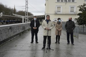 Aitor Esteban, Andoni Ortuzar, José Antonio Suso y Estefanía Beltrán de Heredia, en Vitoria Gasteiz