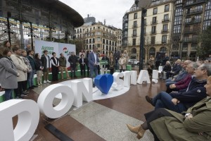 Presentación de la candidatura para Donostia