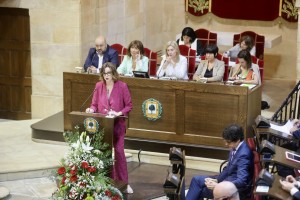 Elixabete Etxanobe - Pleno de designación de la Diputada General de Bizkaia