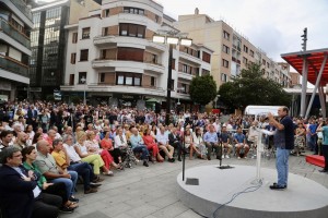 J-23 Mitin Festa Euskal Ahotsa Gira - Getxo Aitor Esteban Nerea Ahedo, Iñigo Urkullu, Andoni Ortuzar