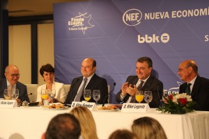 23-J Forum Nueva Economía - Aitor Esteban, Maribel Vaquero, Mikel Legarda