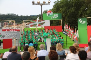 23-J Mitina Arenal Aitor Esteban, Maribel Vaquero, Mikel Legarda, Iñigo Urkullu, Andoni Ortuzar