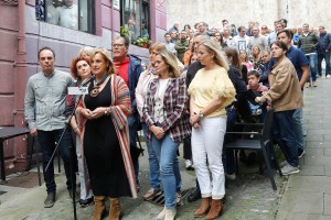 Declaraciones de Itxaso Atutxa en Portugalete