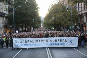 EAJ PNV en la manifestación organizada por Euskalgintzaren Kontseilua