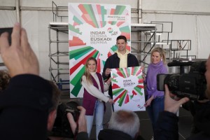 2024ko Aberri Egunaren aurkezpena - Beatriz Berlanga, Joseba Diez Antxustegi, Mireia Zarate