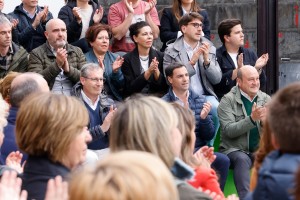 21-A Mitin Eibar. Bakartxo Tejeria, Imanol Pradales, Andoni Ortuzar