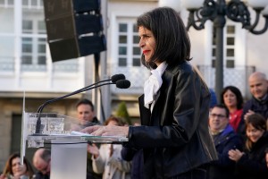 21-A Mitin Gasteiz. Imanol Pradales, Nerea Melgosa, Joseba Diez Antxustegi, Iñigo Urkullu, Andoni Ortuzar